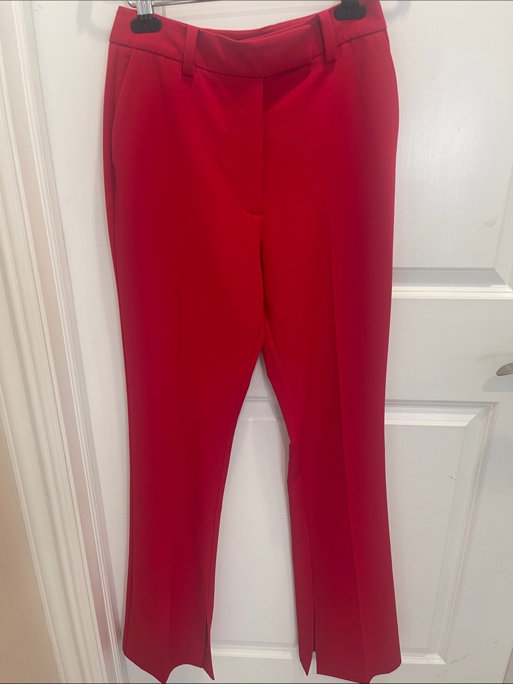 Generation Love Red Boot-Cut Split-Hem Pants